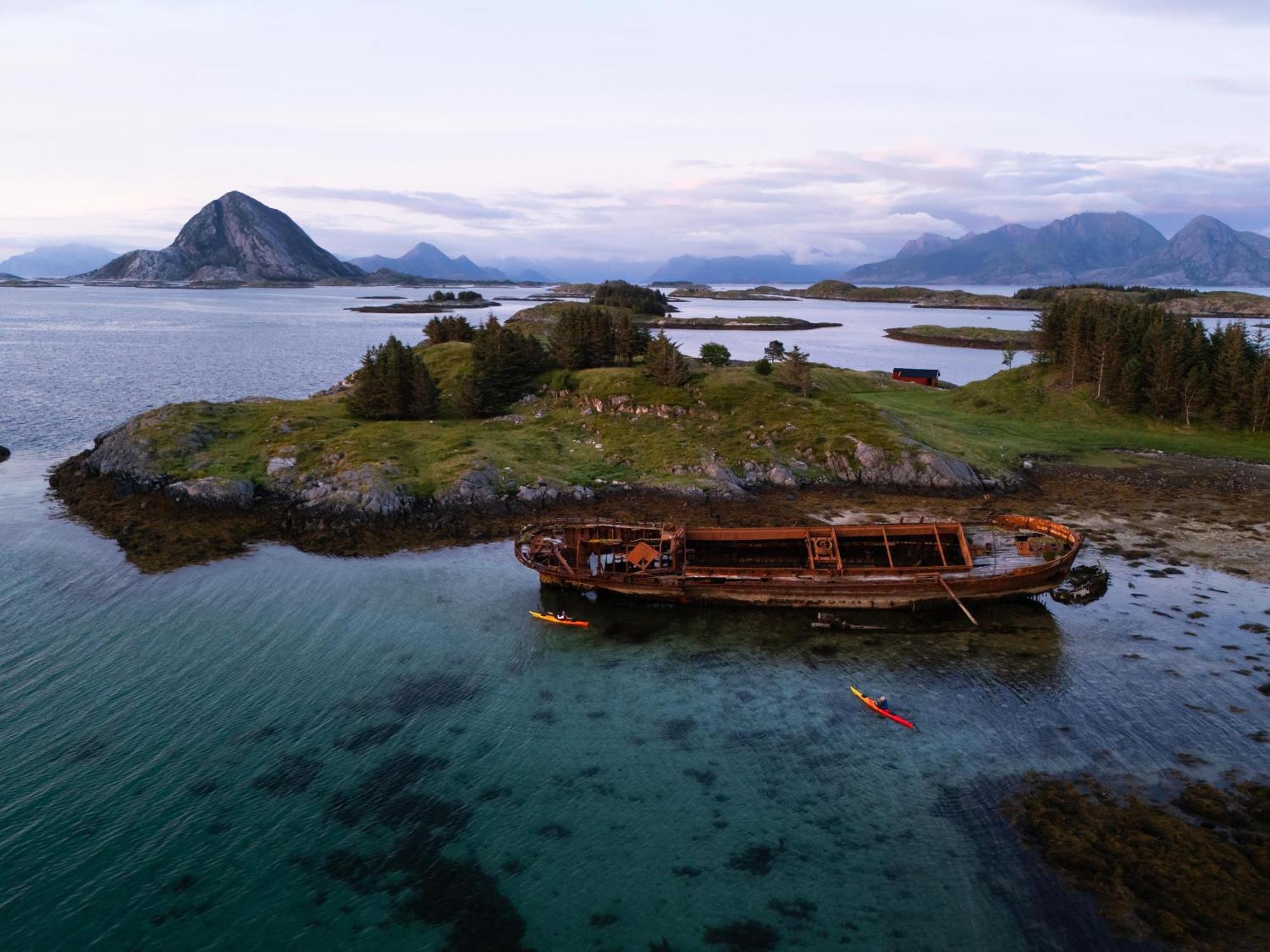 Gulbrakka Basecamp Hotel Glomfjord Eksteriør billede